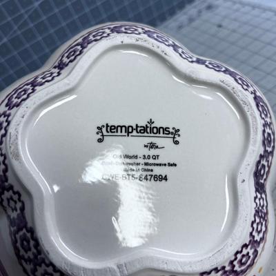 NEW Temptation Serving Bowl, Perhaps for Pop Corn