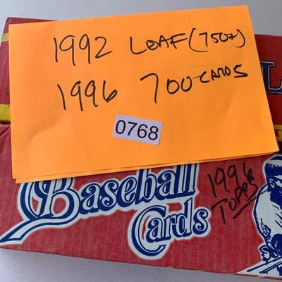 ~ 1500 Clean Baseball Cards 1992 & 1996