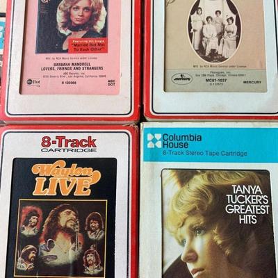 HUGE LOT - Vintage 8 Track Tape Collection Country Elvis More