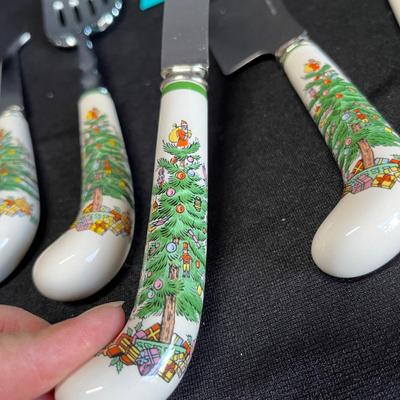 Spode Christmas tree utensils