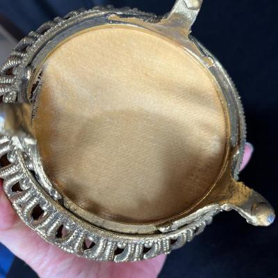 Vintage metal jewelry boxes