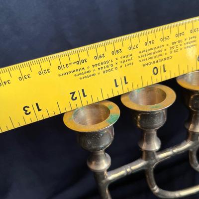 Large Brass Menorah