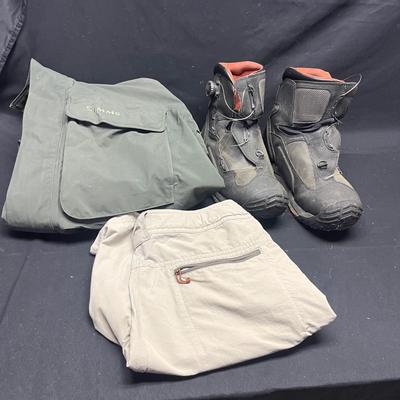 Simms Size 14 Boa Boot, Gore-Tex Jacket & Shorts (BS-MG)
