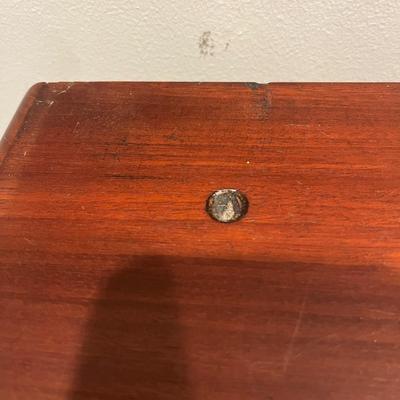 Drop Front Chest with Glass Front Cabinet (LR-MG)