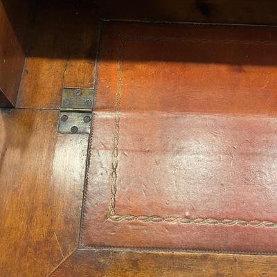 Drop Front Chest with Glass Front Cabinet (LR-MG)