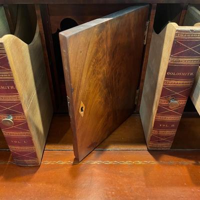 Drop Front Chest with Glass Front Cabinet (LR-MG)