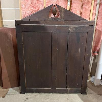 Drop Front Chest with Glass Front Cabinet (LR-MG)