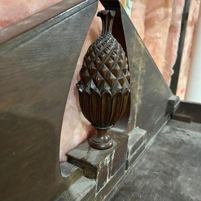 Drop Front Chest with Glass Front Cabinet (LR-MG)