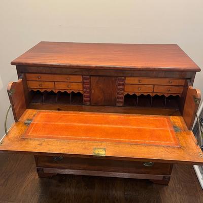 Drop Front Chest with Glass Front Cabinet (LR-MG)