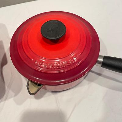 Le Creuset Sauce Pan & Heritage Stoneware (DR-SS)