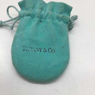 Genuine 925 Tiffany Double Heart Tag Pendant and Tiffany Chain