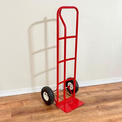 Red Metal Hand Truck