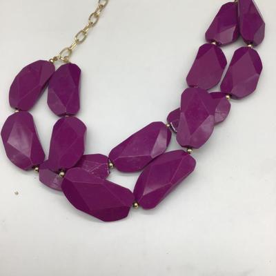 Purple necklace