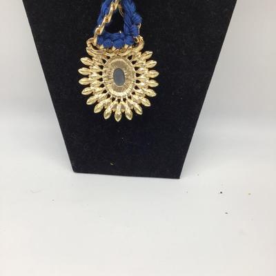 Blue necklace