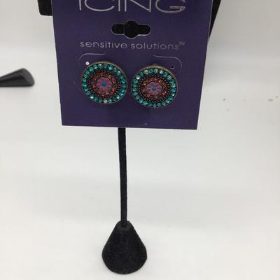 Icing fashion earrings