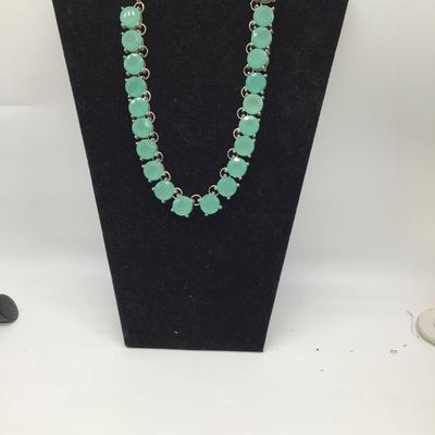 Teal colored fashion Necklace