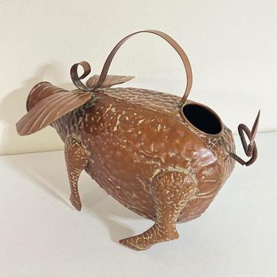 Metal Piggy Watering Can
