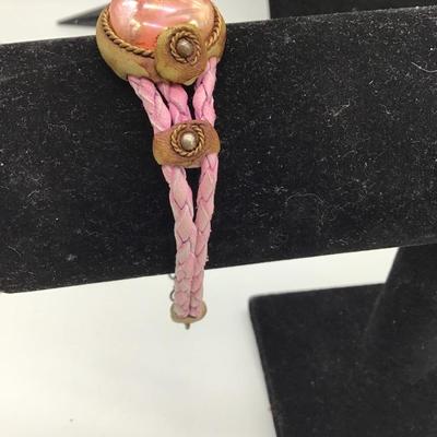 Vintage pink bracelet