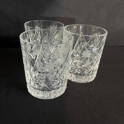 Etched Glass Decanter & Glasses (O-MG)