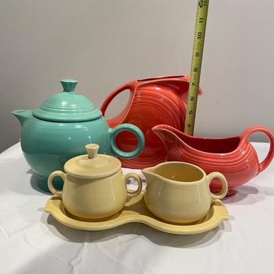 Fiesta Pitchers, Sugar Bowl & Creamer (DR-SS)