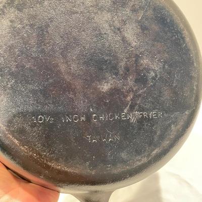 Cast Iron Chicken Fryer and #5 Pans (DR-SS)