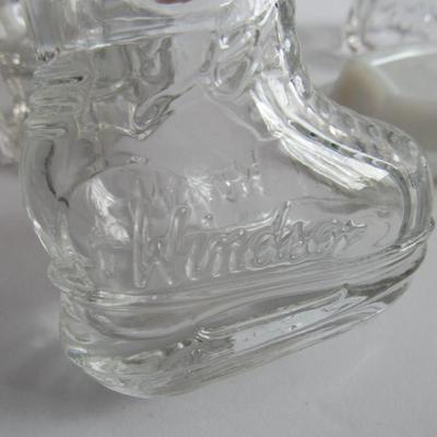 Lot of Vintage Salt Dips and Windsor Glass Shoe