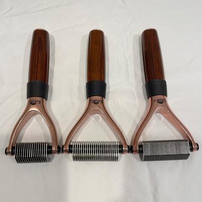 Three Kenchii Professional Luxury Dog/Cat Rakes (DR-SS)