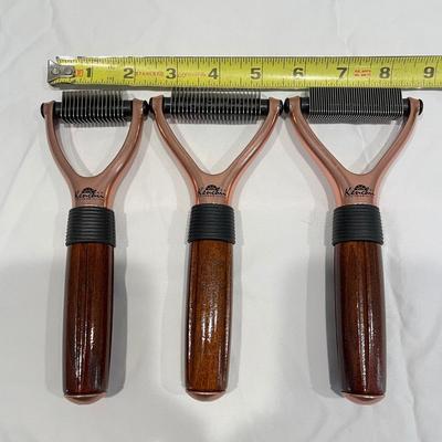 Three Kenchii Professional Luxury Dog/Cat Rakes (DR-SS)