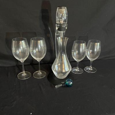 Vinturi Wine Aerator & Riedel Glasses & Decanter (O-MG)