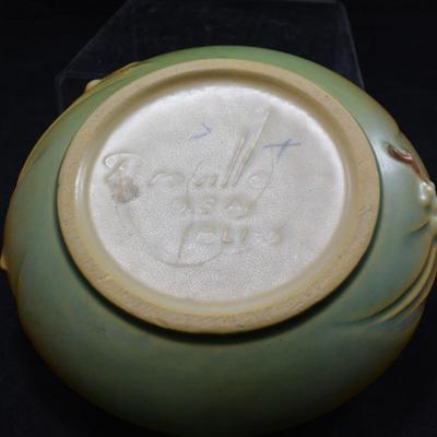 Vintage Roseville USA Snowberry Bowl with Handles 1BL1-6