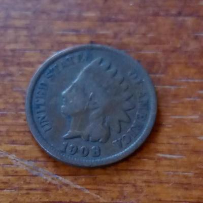 LOT 71 1908 INDIAN HEAD PENNY