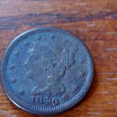 LOT 73 1846 LARGE CENT