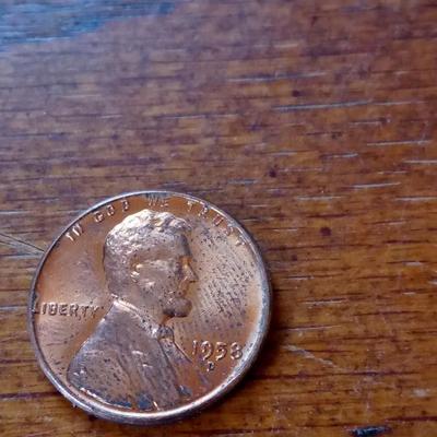 LOT 81 1958-D LINCOLN PENNY