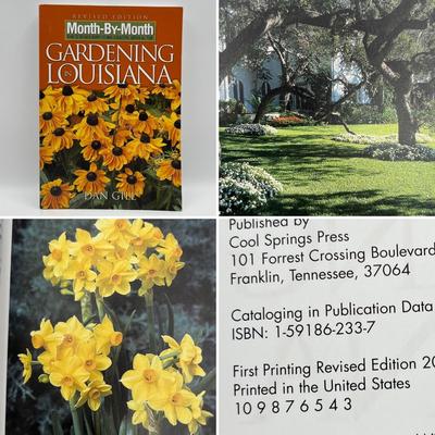 DAN GILL ~ Collection Of Four (4) Louisiana Gardening Books