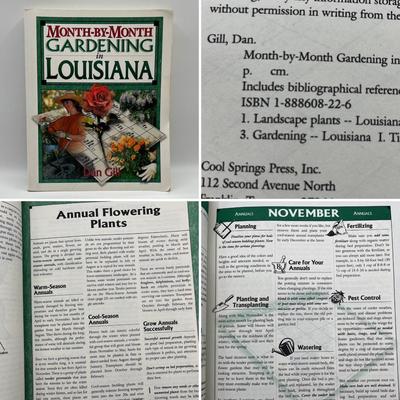 DAN GILL ~ Collection Of Four (4) Louisiana Gardening Books