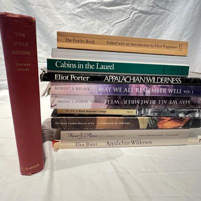 Local Interest Books - Thomas Wolfe, Biltmore, Appalachian Wilderness & More (LR-RG)