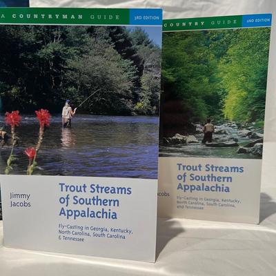 Fishing Books - Techniques, Guides & Photography and a Sears Belmont Bait Caster (LR-RG)