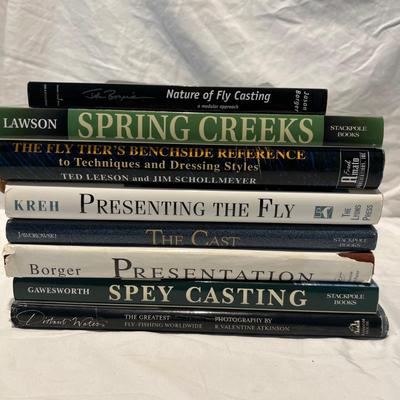 Fishing Books - Techniques, Guides & Photography and a Sears Belmont Bait Caster (LR-RG)