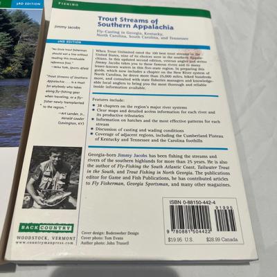 Fishing Books - Techniques, Guides & Photography and a Sears Belmont Bait Caster (LR-RG)