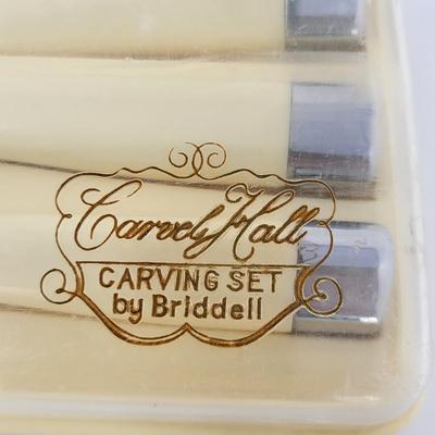 Carvel Hall Carving Set By Briddell