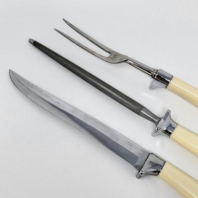 Carvel Hall Carving Set By Briddell
