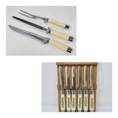 Carvel Hall Carving Set By Briddell