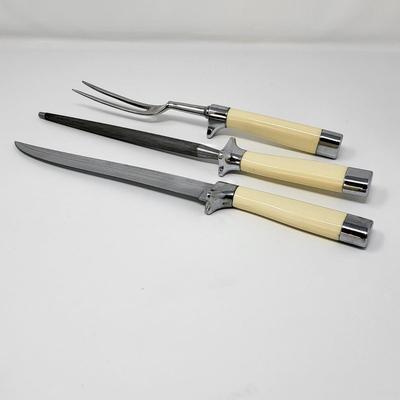 Carvel Hall Carving Set By Briddell