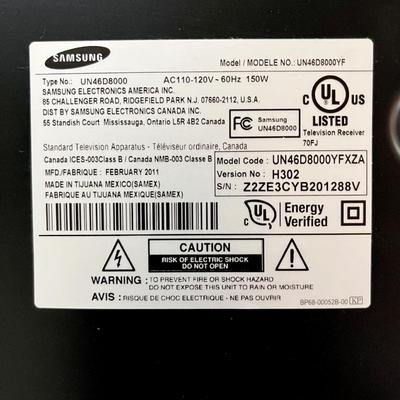 SAMSUNG ~ 46â€ Smart TV ~ *Read Details