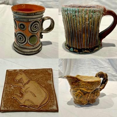 Madison Tile Works & Other Signed Pottery (K-RG)
