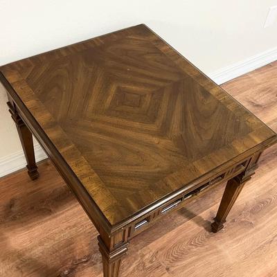 DREXEL ~ Inlaid End Table