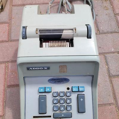 ADDO-X ADDING MACHINE.