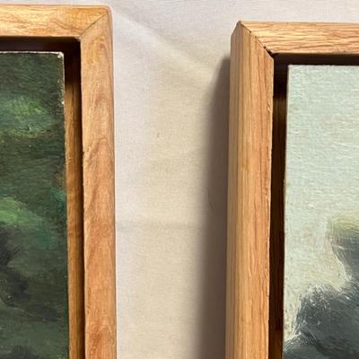 One Canvas & Two Original Paintings on Board (S-RG)