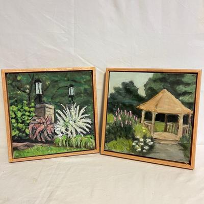 One Canvas & Two Original Paintings on Board (S-RG)