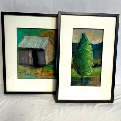 Signed Local Pastel Original Painting S-RG)